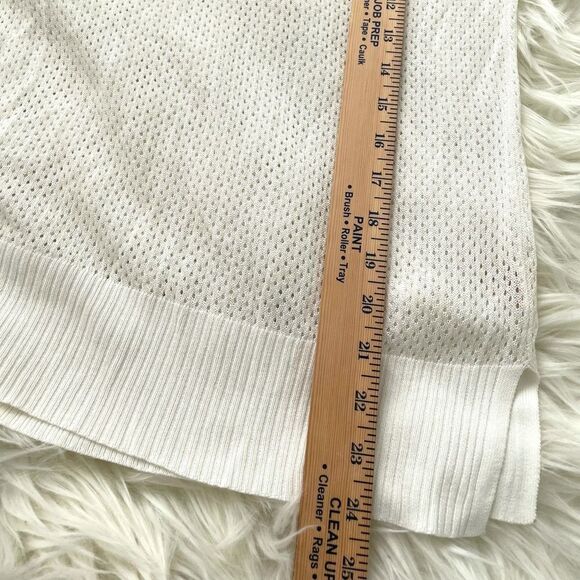 mystree white open shoulders long sleeve top size M 341 - Picture 6 of 6